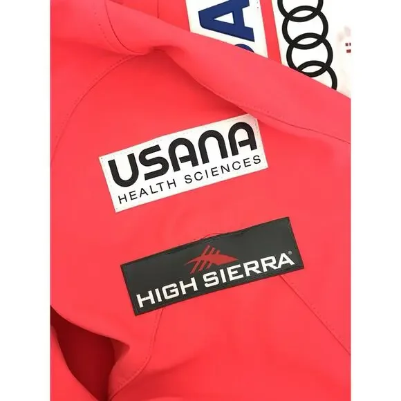 Spyder US Ski Medical Team Softshell Jacket Womens 3XL Neon Pink Full Zip - Picture 5 of 11